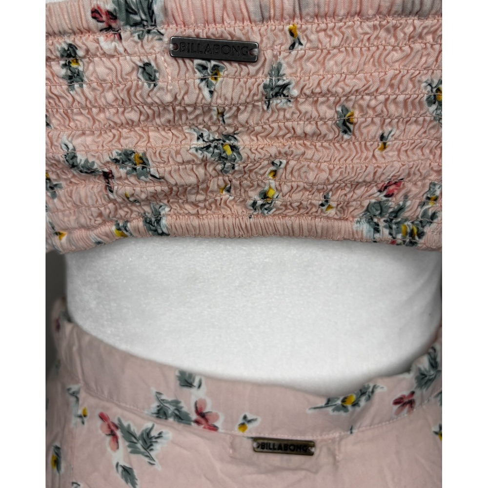 Billabong x The Salty‎ Blonde Peachy Keen Maxi Skirt Strappy Top Pink 27 Medium - Picture 3 of 10